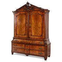 A Dutch Mahogany Linen Press