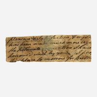 [Americana] [Declaration of Independence] Hancock, John Cut Signature