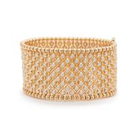 YELLOW GOLD AND DIAMOND BRACELET