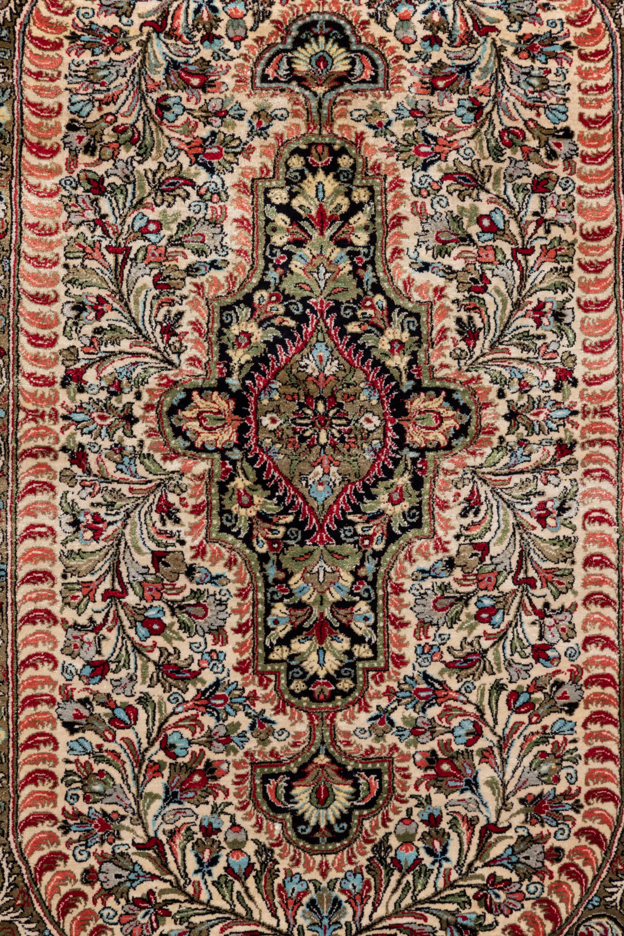 A Qum Wool Rug
