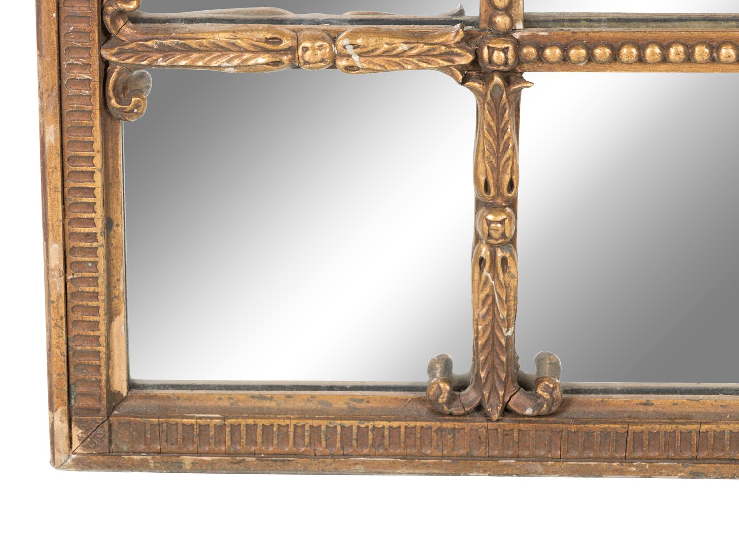 A Set of Three Large Giltwood Mirrors
