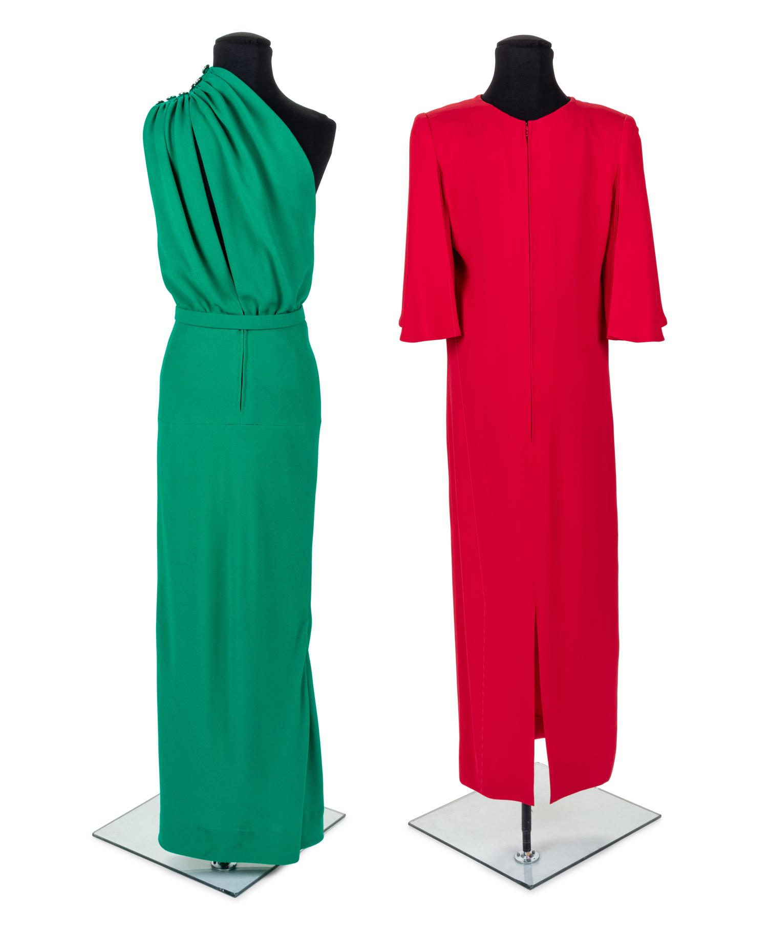 Two Galanos Dresses, 1980s