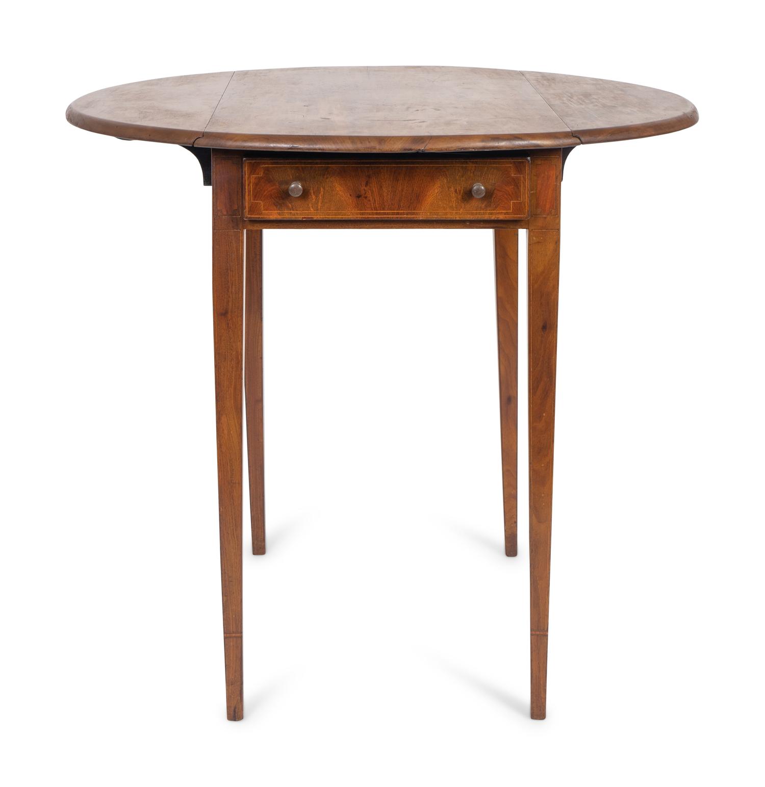 A George III Style Mahogany Small Pembroke Table — 20TH CENTURY
