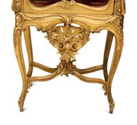 A Louis XV Style Carved Giltwood Vitrine — 19th/20th Century