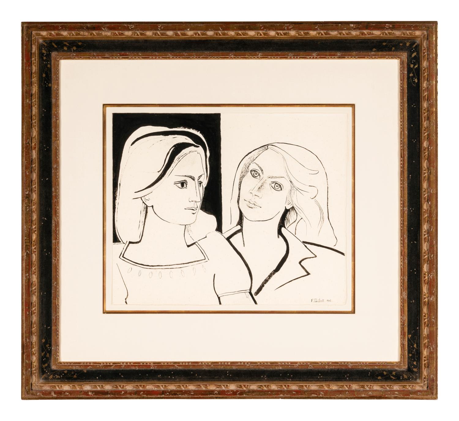 Les Deux Amies III (Françoise et Geneviève) , 1942