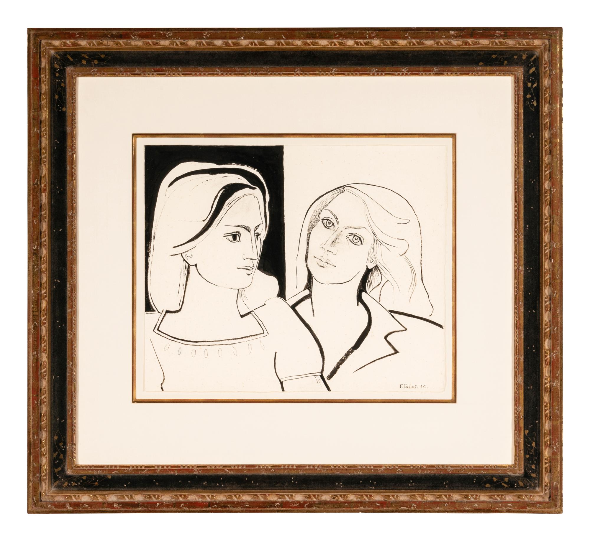 Les Deux Amies III (Françoise et Geneviève) , 1942