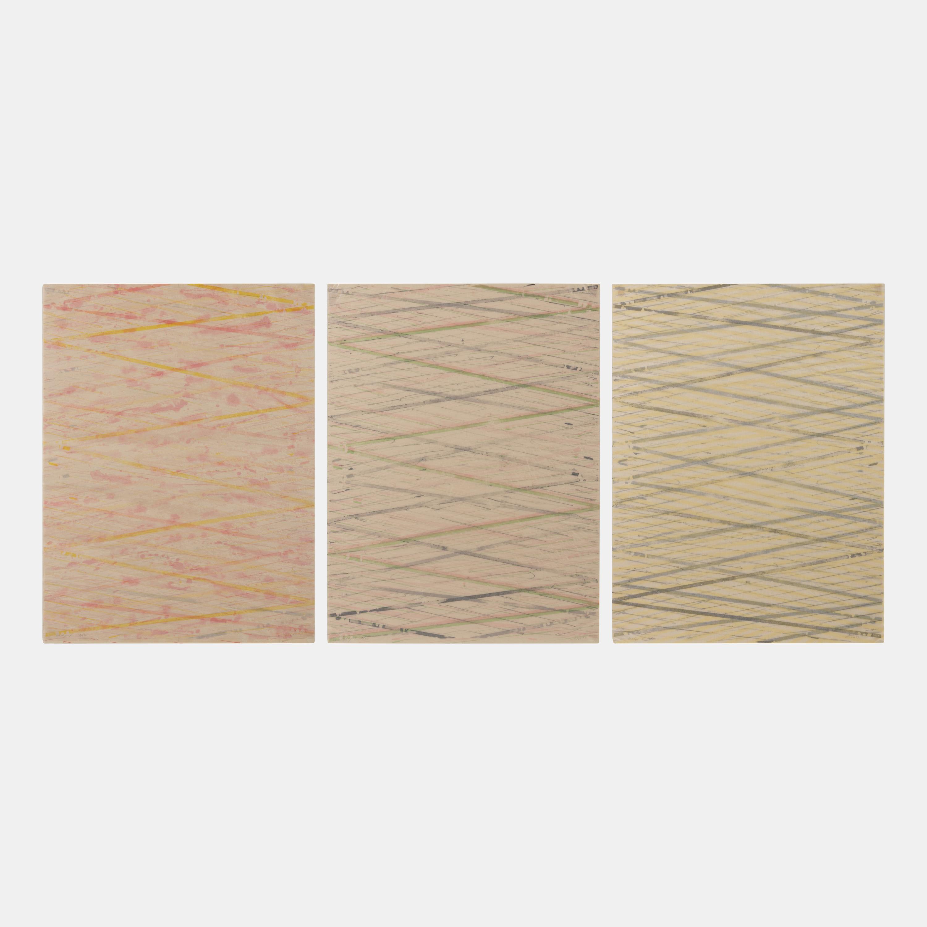 Three Works from Broken Wedge ( Wedge 2, Wedge 3, and Wedge 4 )