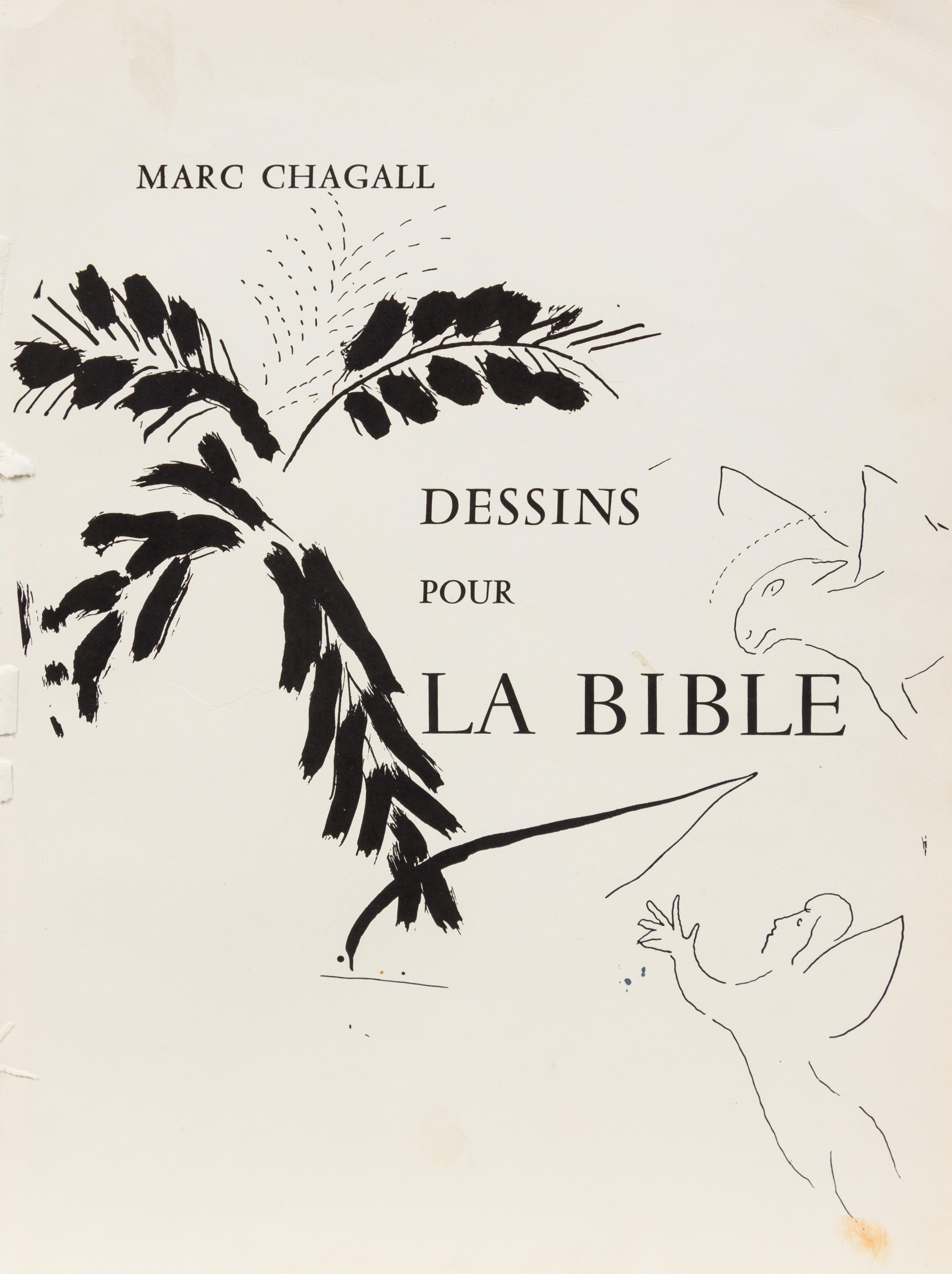 Marc Chagall, (French/Russian, 1887-1985), Verve Vol VIII, Nos 33-34 (Bible), 1956, comprising 16 color lithographs including the front
