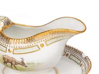 A Royal Copenhagen Fauna Danica Porcelain Sauce Boat