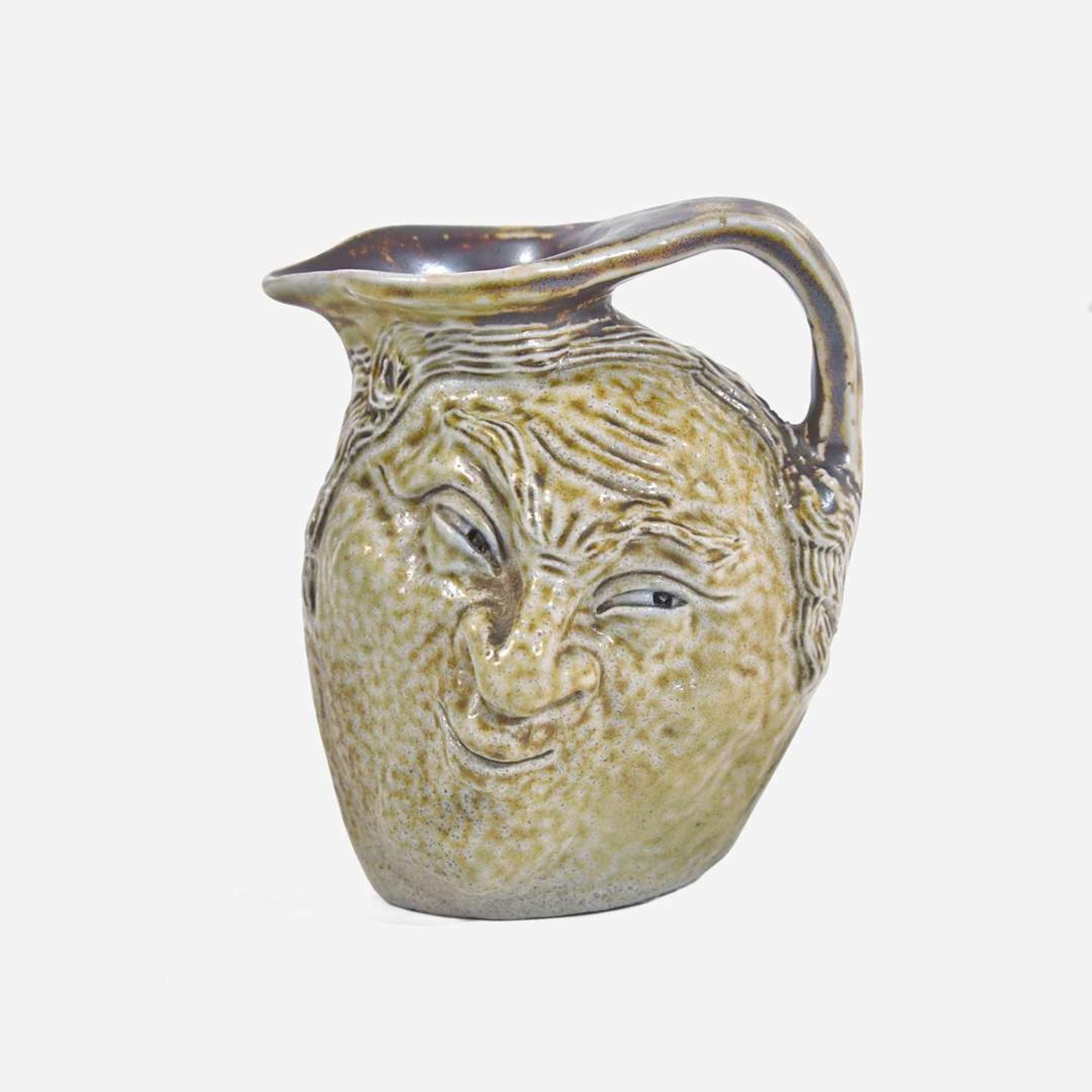 Martin Brothers (English, active 1873-1914) Double-Sided Face Jug, Martin Brothers, UK, circa 1900