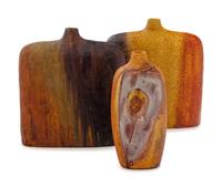 Three Bottle Form Vases Bitossi / Raymor