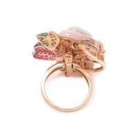 CONVERTIBLE MULTIGEM AND DIAMOND FLOWER RING/PENDANT