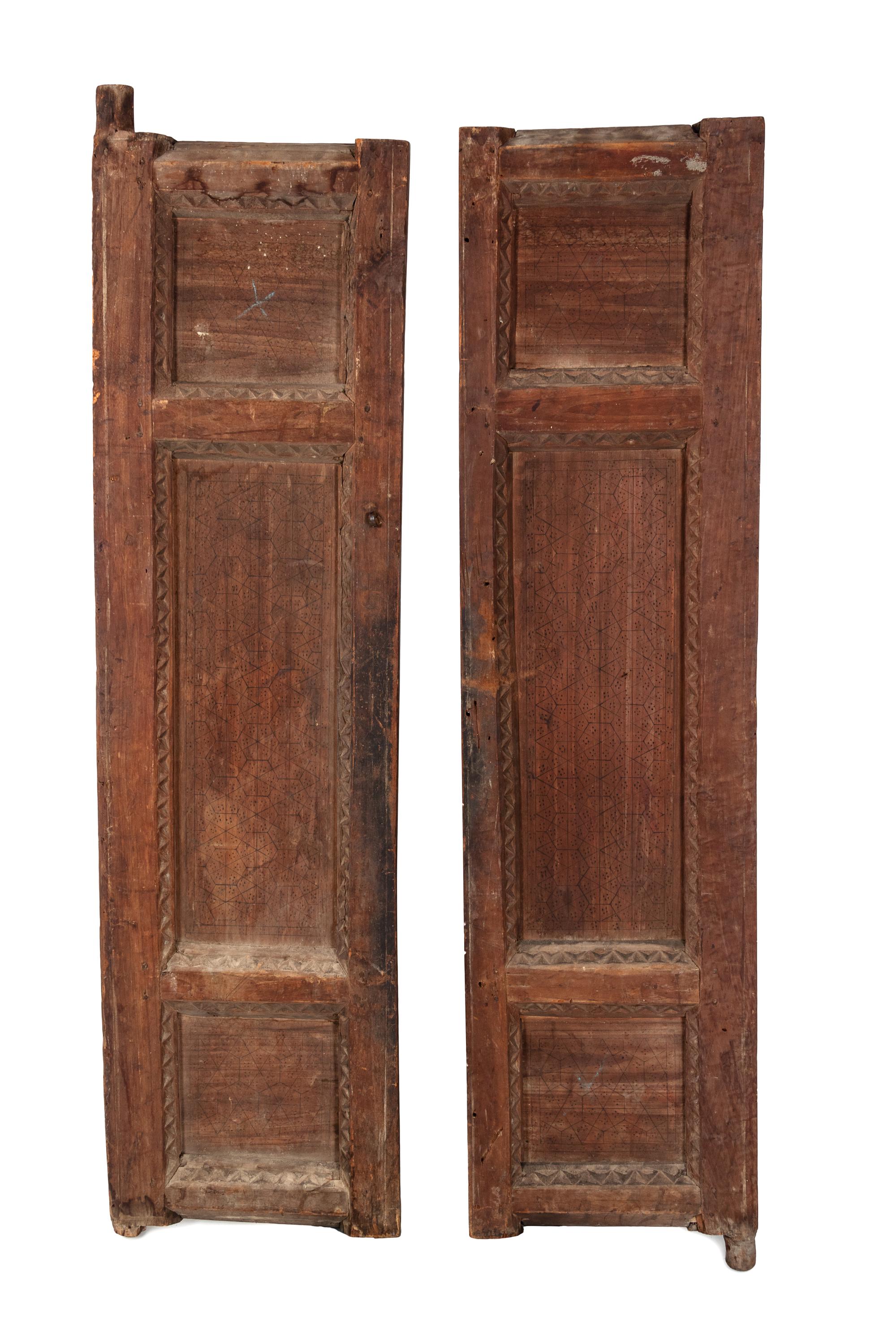 Two Persian Door Panels