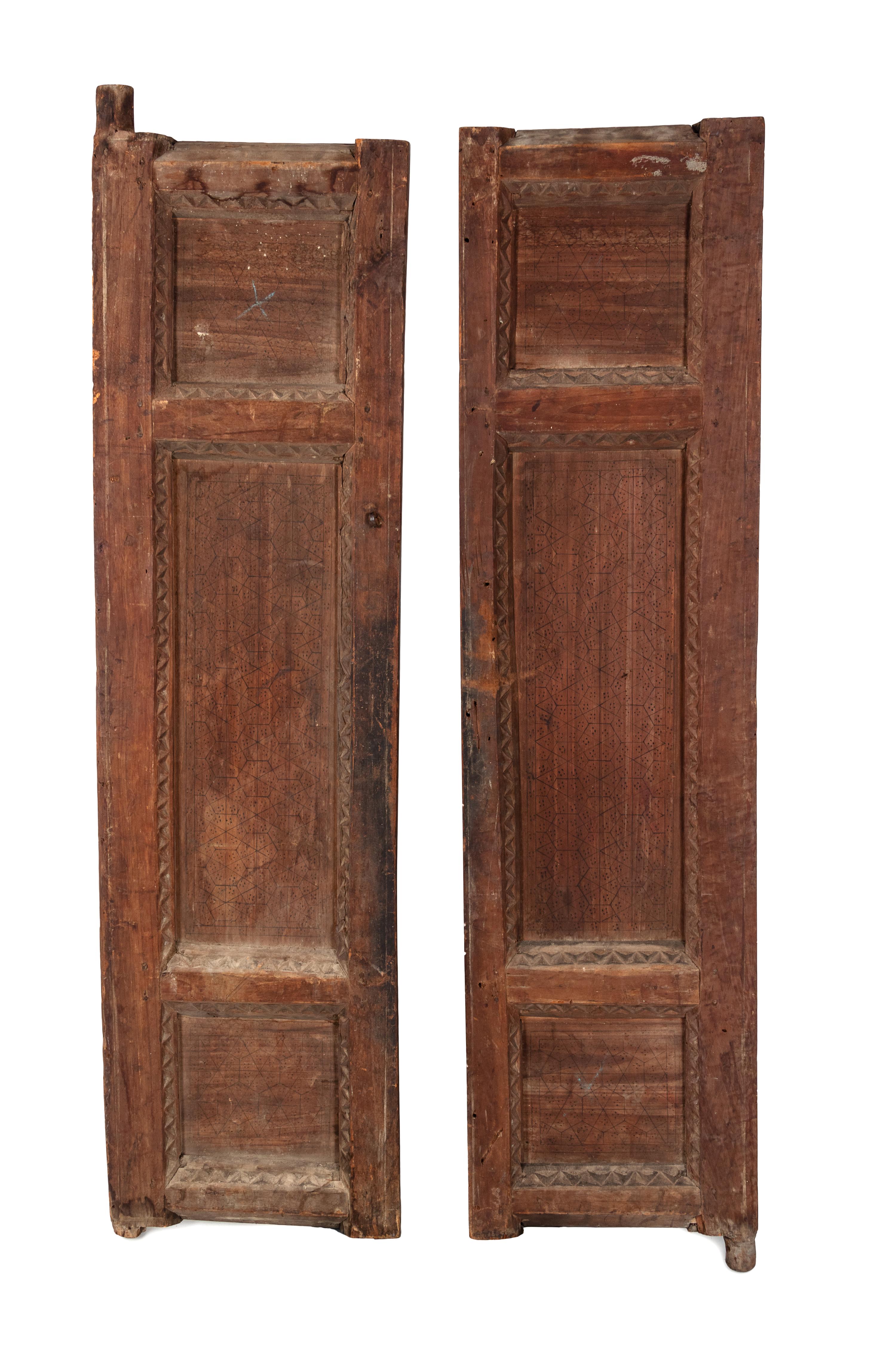 Two Persian Door Panels