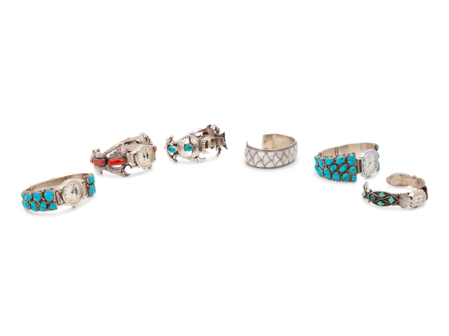 Navajo and Zuni Watch Bands AND Cuffs