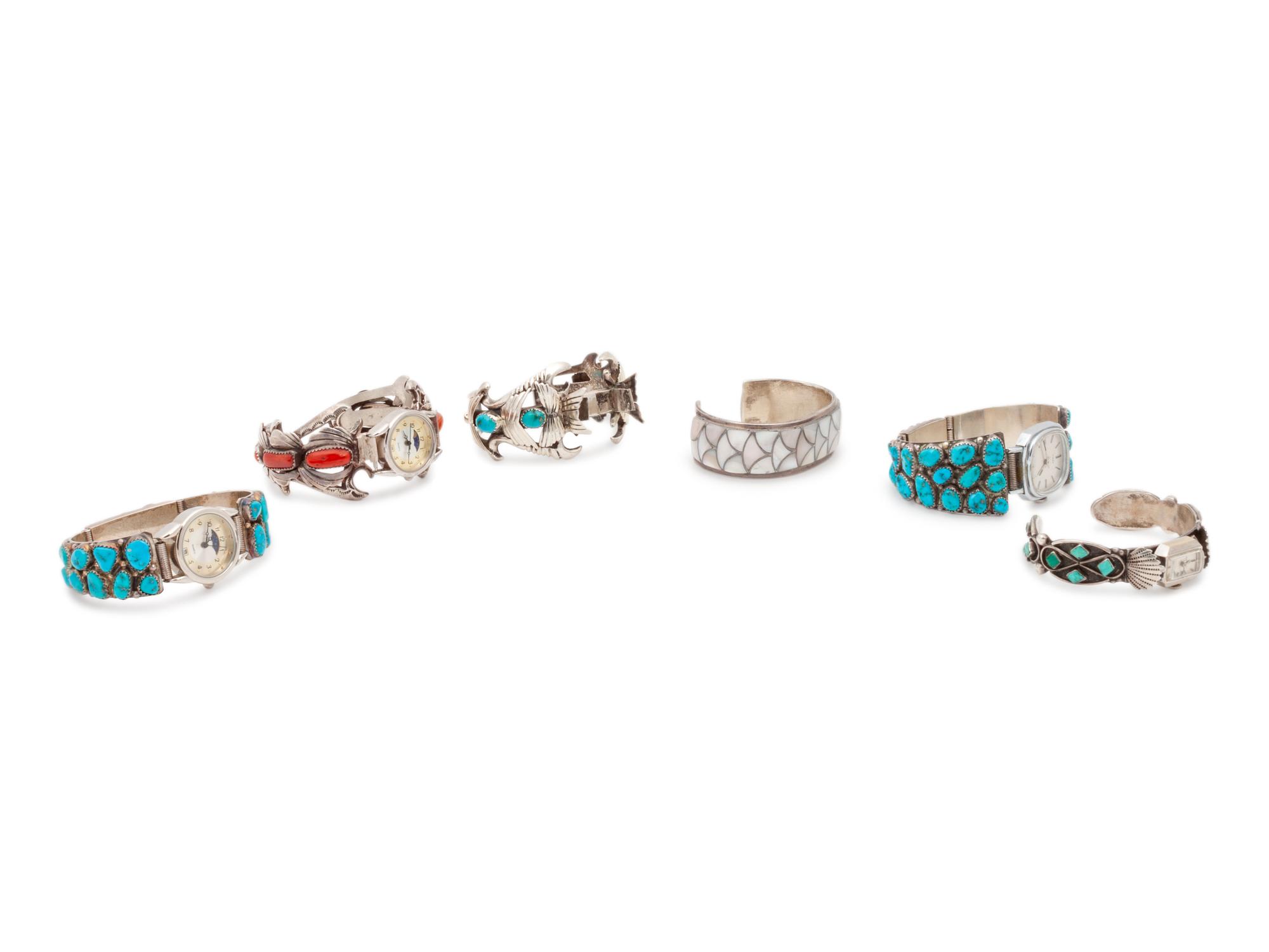Navajo and Zuni Watch Bands AND Cuffs