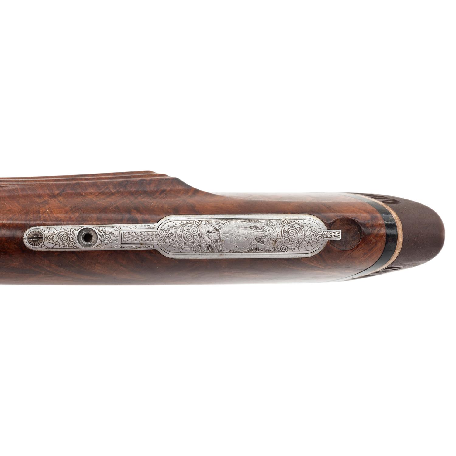 ** Finely Engraved Josef Winkler O/U Drilling Rifle in .300 Weatherby Magnum