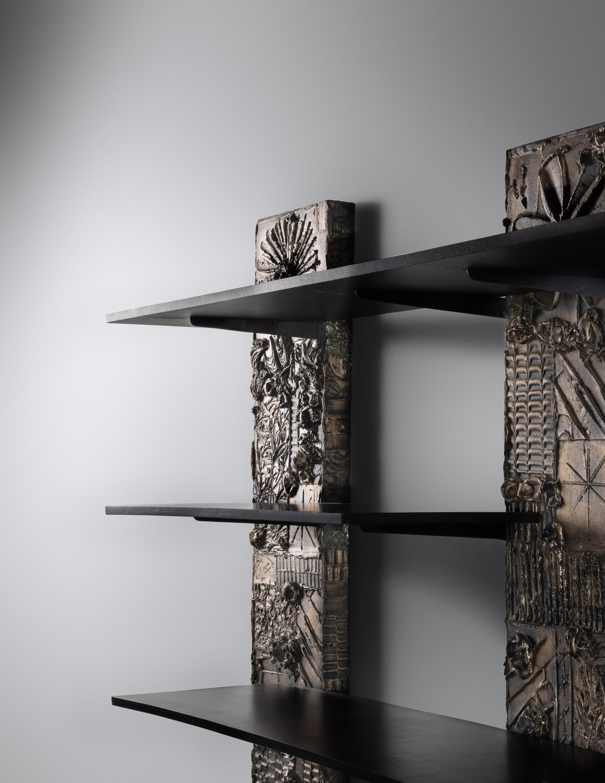 Sculptural Wall Shelves Craft Associates, USA