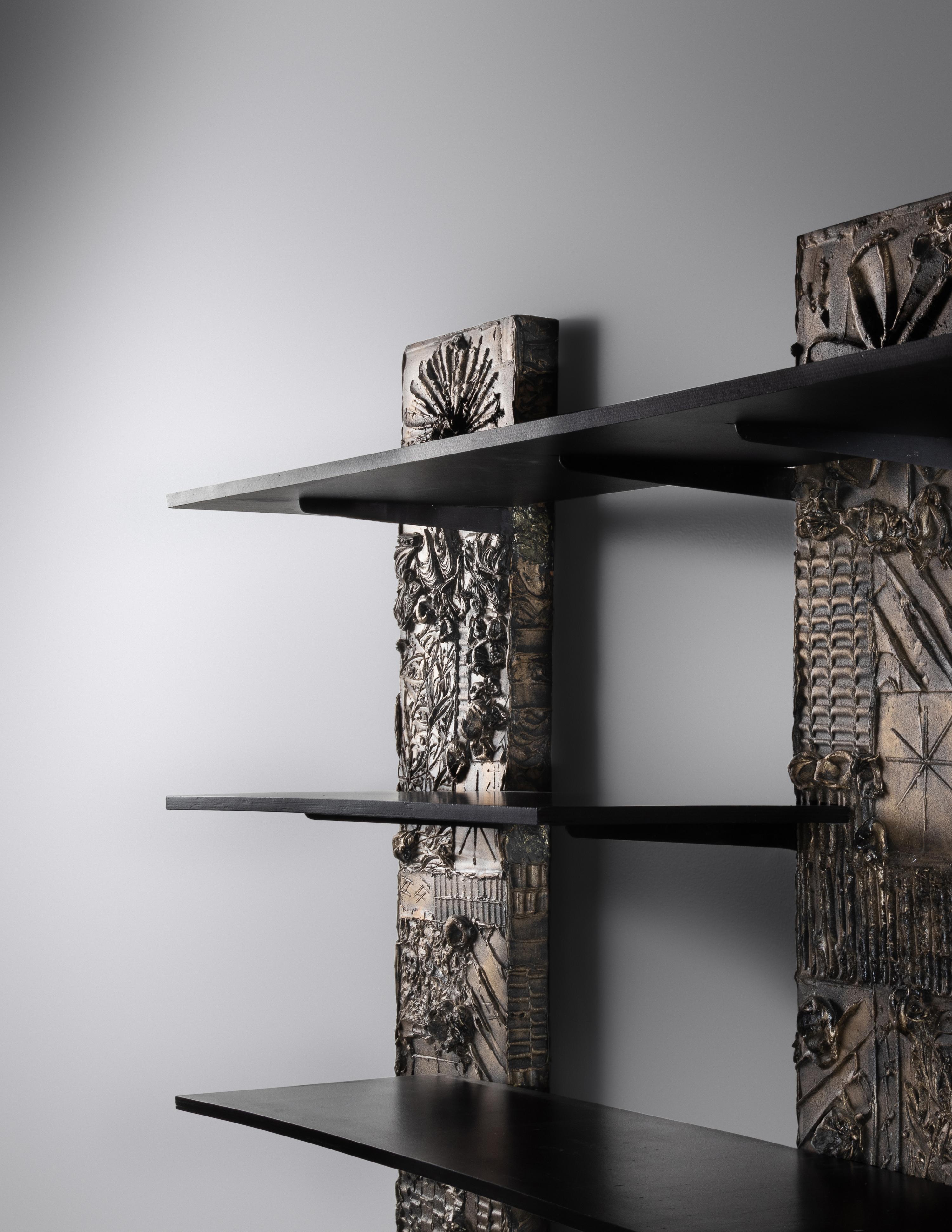 Sculptural Wall Shelves Craft Associates, USA