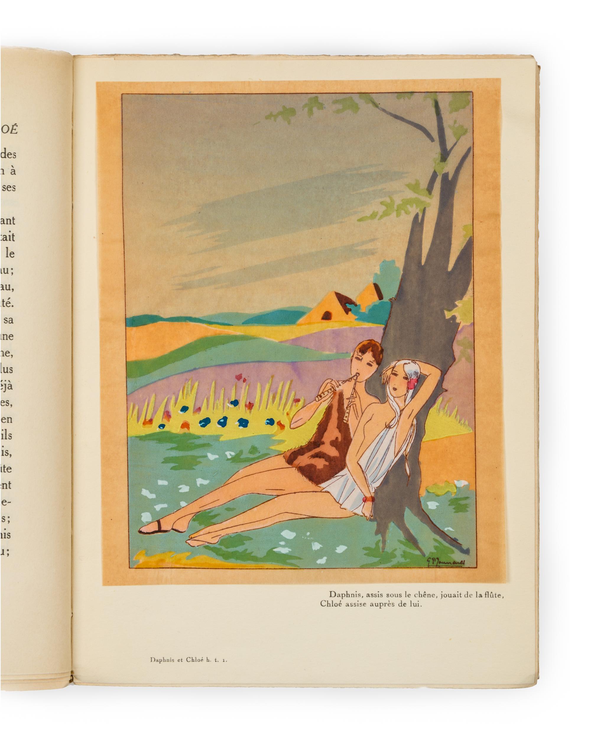 [JOUMARD, G.P., illustrator. LONGUS. Daphnis et Chloe. Paris: Editions Nilsson, [ca 1930].
