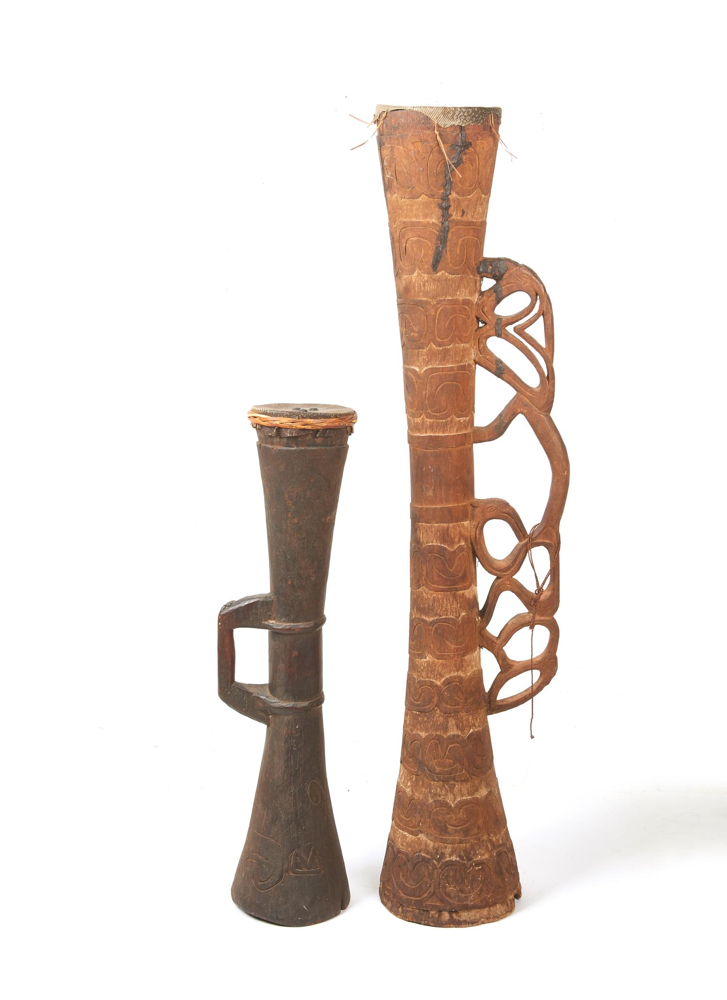 Two Asmat Drums