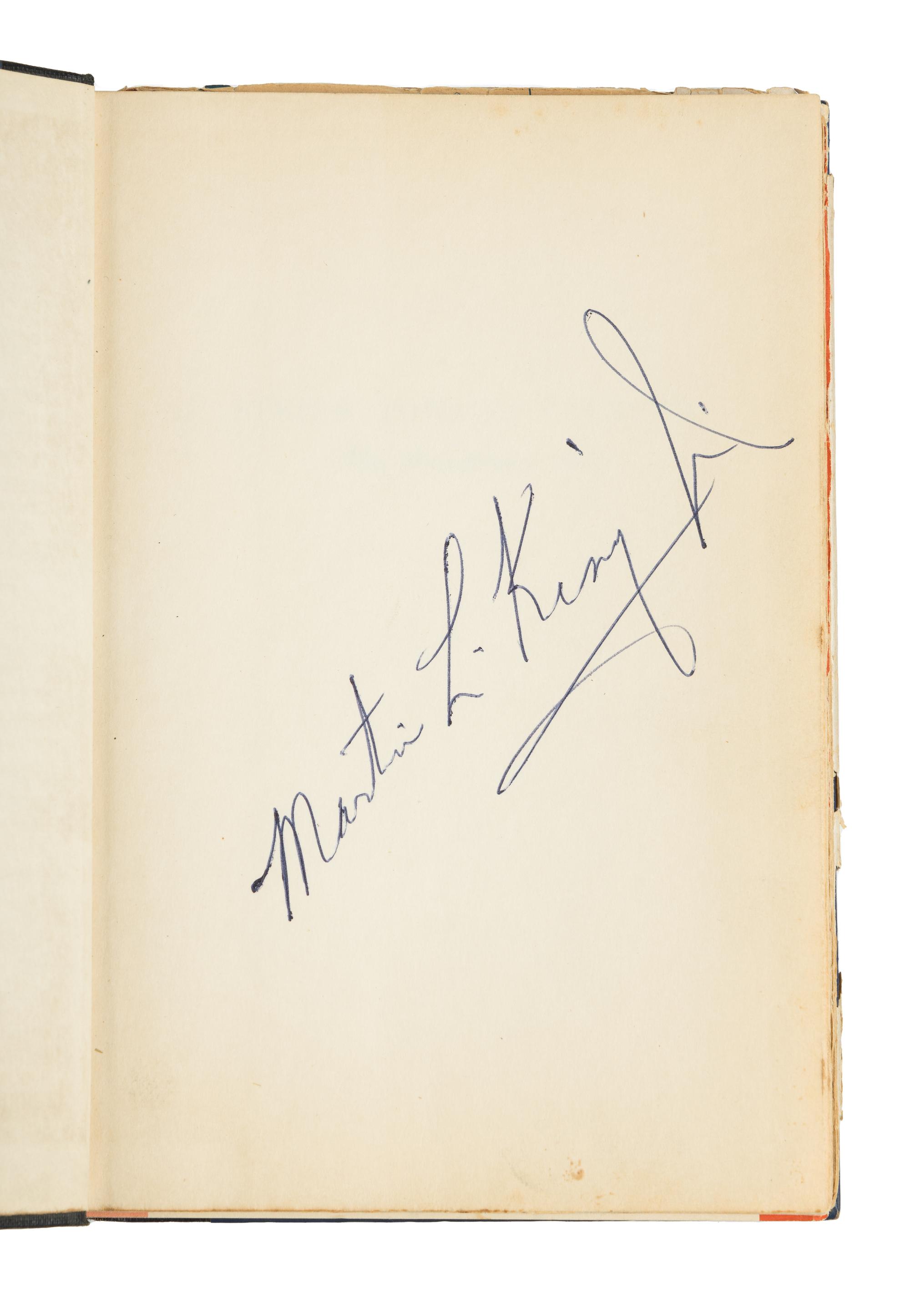 KING, Martin Luther, Jr. (1929-1968). Stride Toward Freedom: The Montgomery Story. New York: Harper & Brothers, 1958.