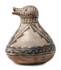 Cochiti Figural Pottery Pitcher, Avian
