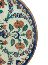 An Ottoman Iznik Style Dish