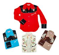 Collection of Eight Child's Western Shirts by H Bar C, each size 8