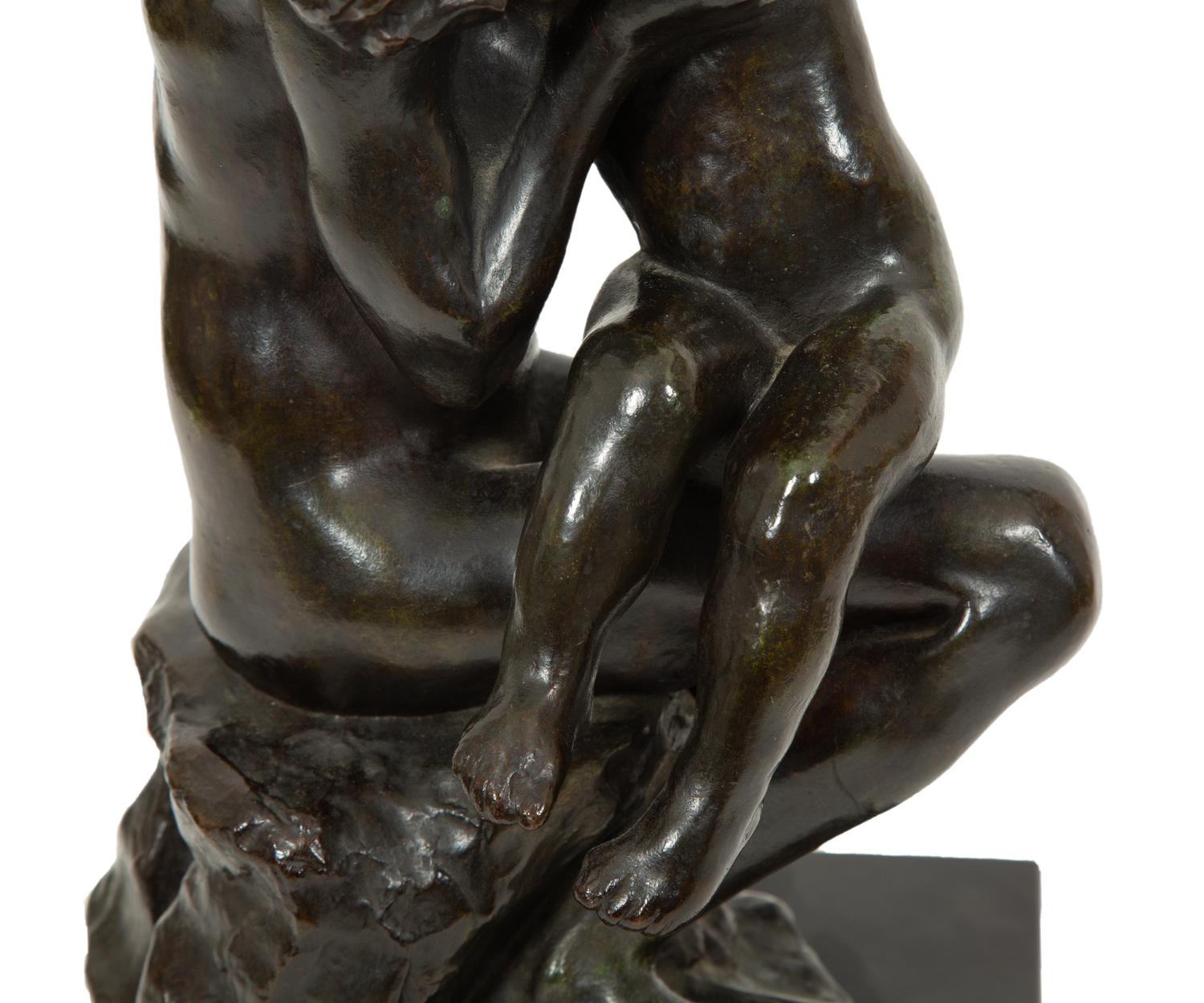 Frère et soeur , conceived c. 1890-91, this work cast in 1964