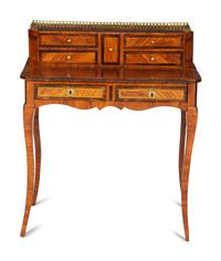 A Louis XV Style Kingwood and Tulipwood Writing Table