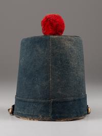 [MILITIA]. Model 1851 artillery shako. Manufactured by F.H. Lambert.