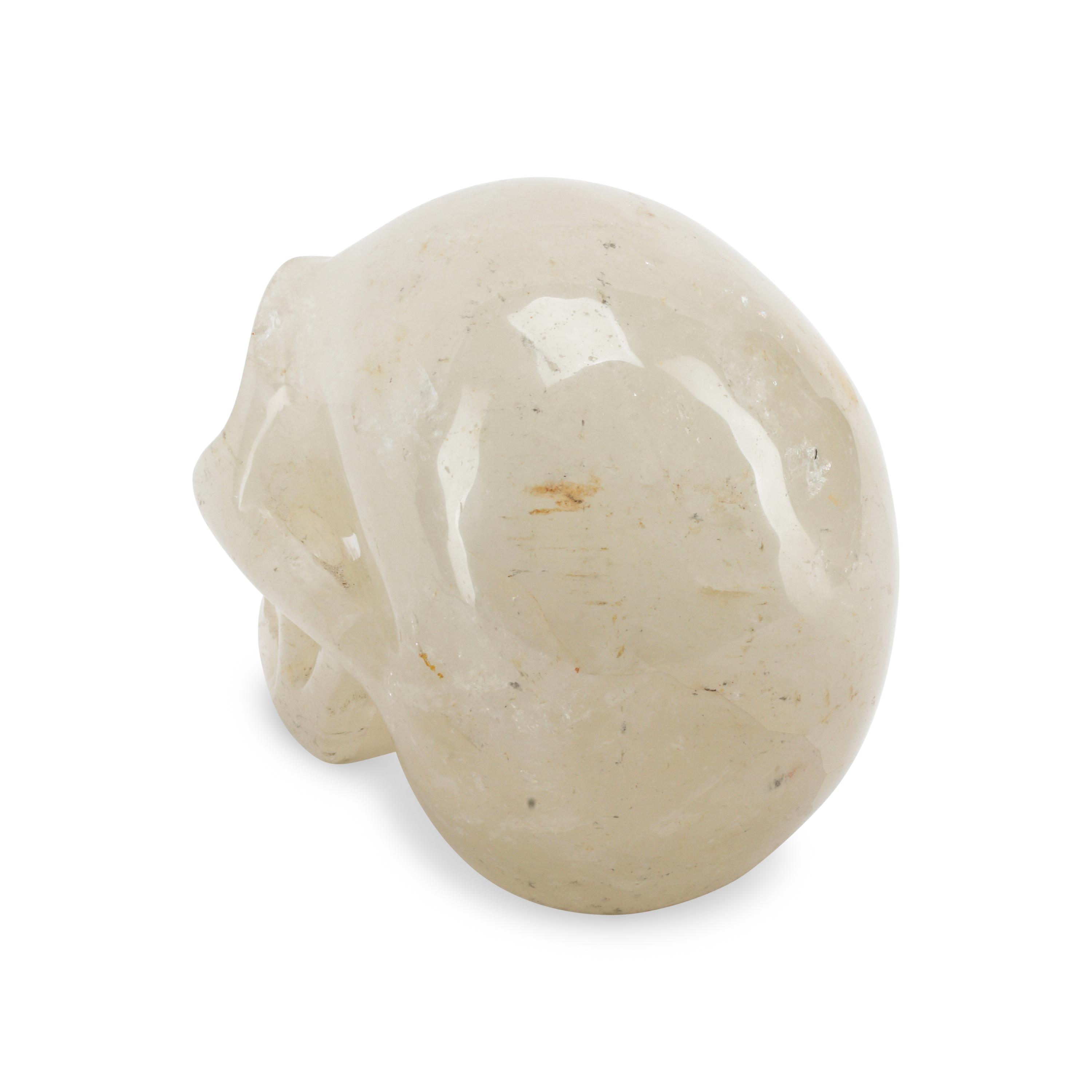 A Carved Rock Crystal Skull