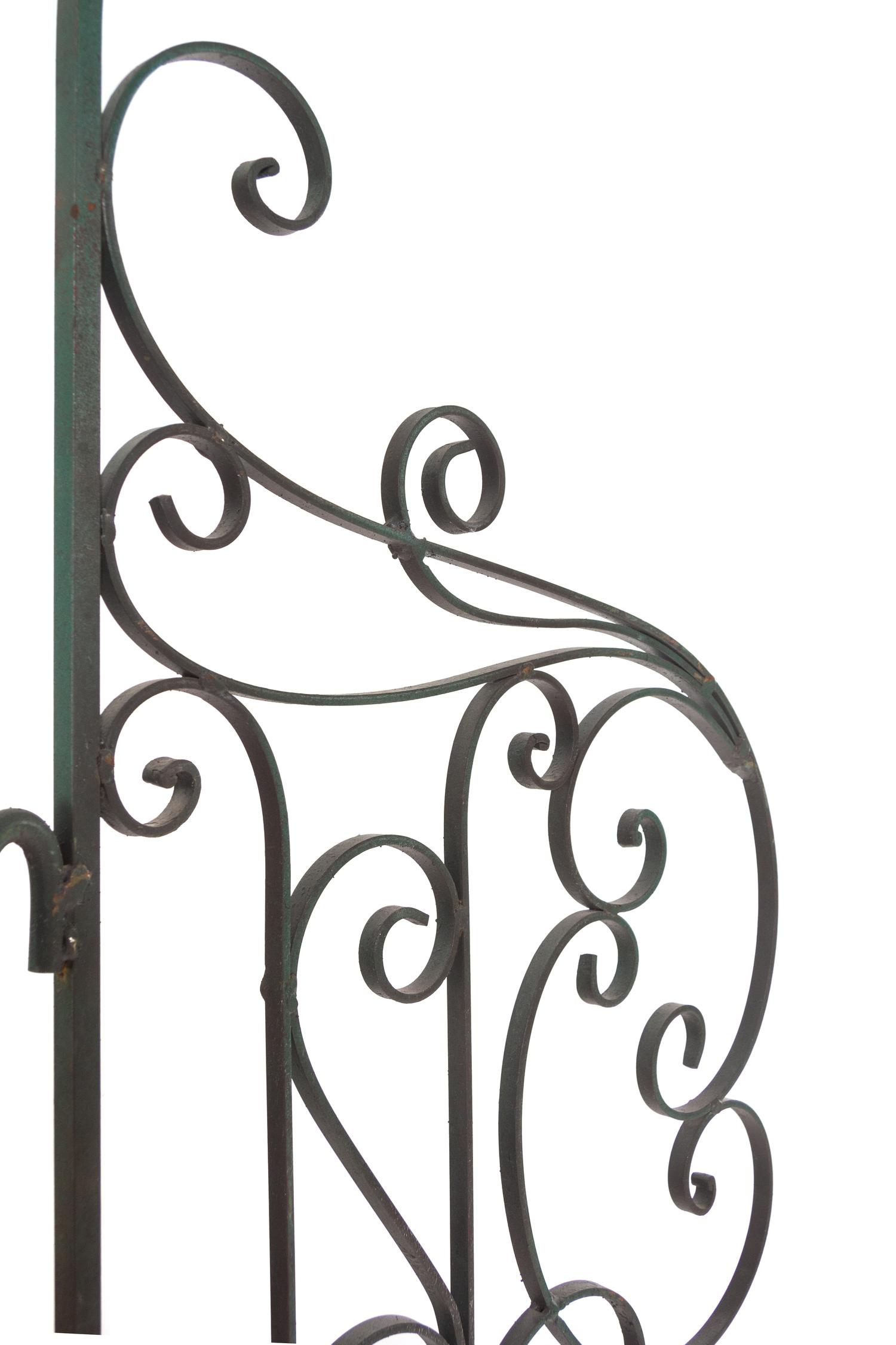 A Pair of Wrought Steel Garden Gates
