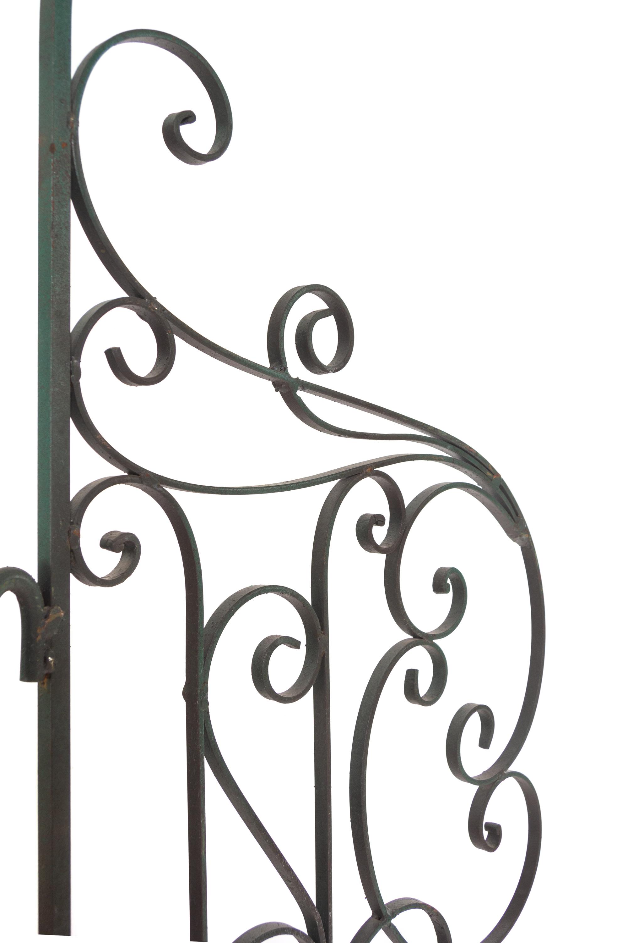A Pair of Wrought Steel Garden Gates