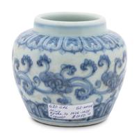 A Chinese Blue and White Porcelain Jar