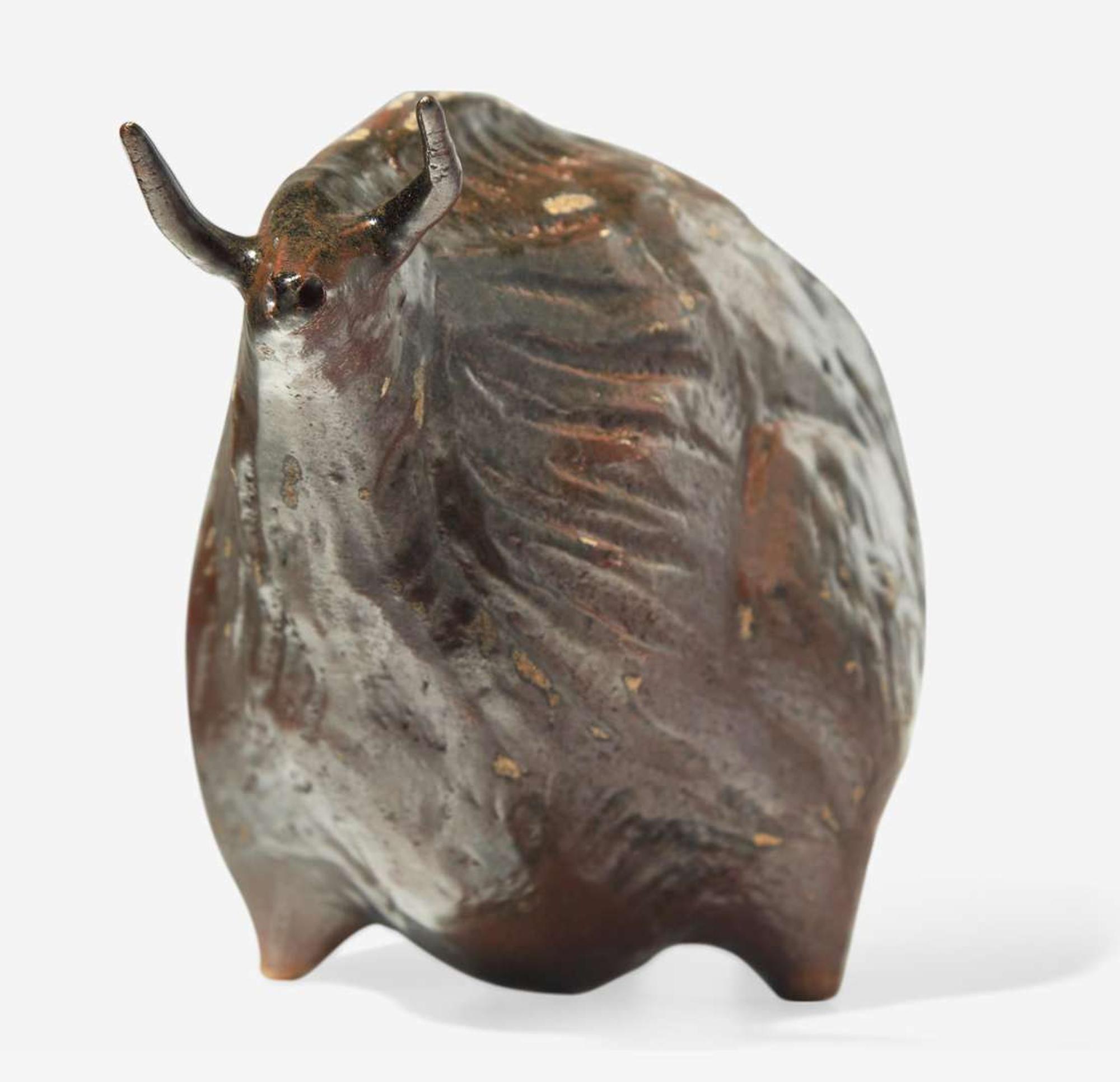 Peter Voulkos (American, 1924-2002) An Early and Important Bull, USA, circa 1951-52