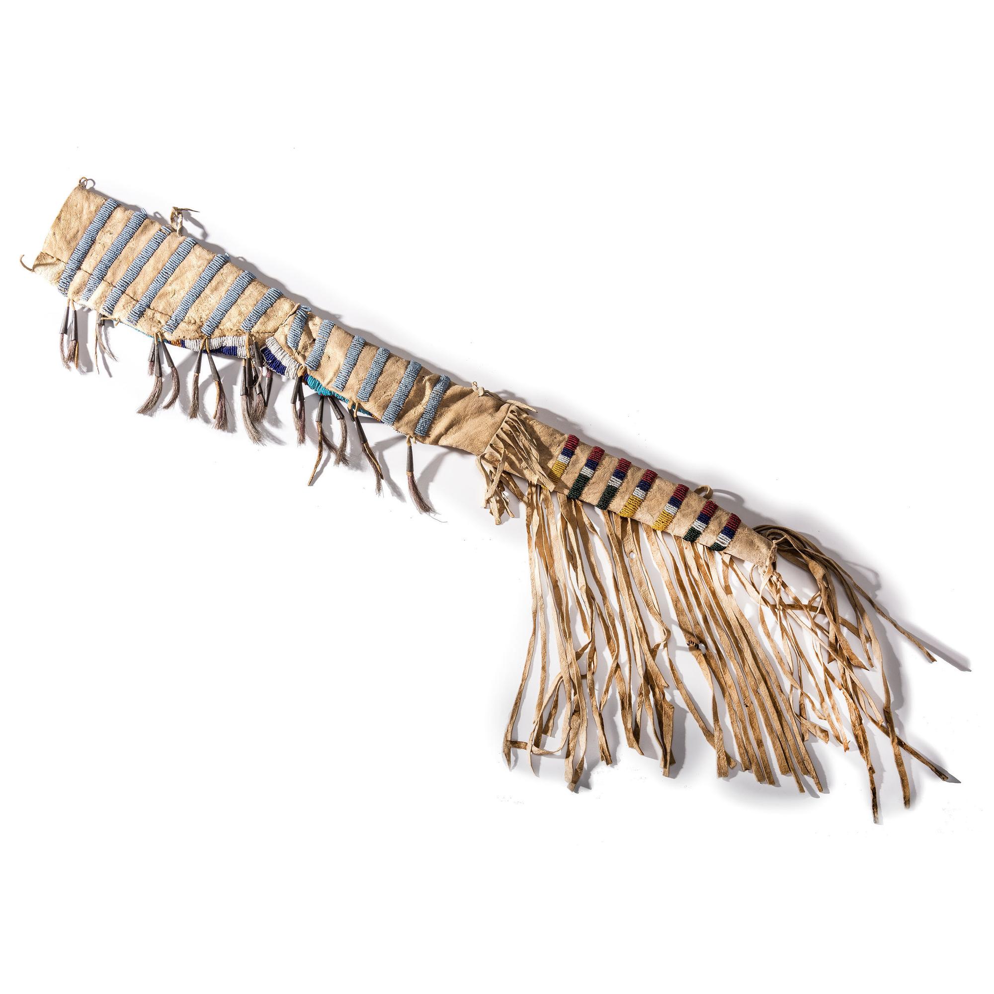 Cheyenne Beaded Hide Rifle Scabbard