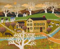 Charles Wysocki (1928-2002), A Farmstead