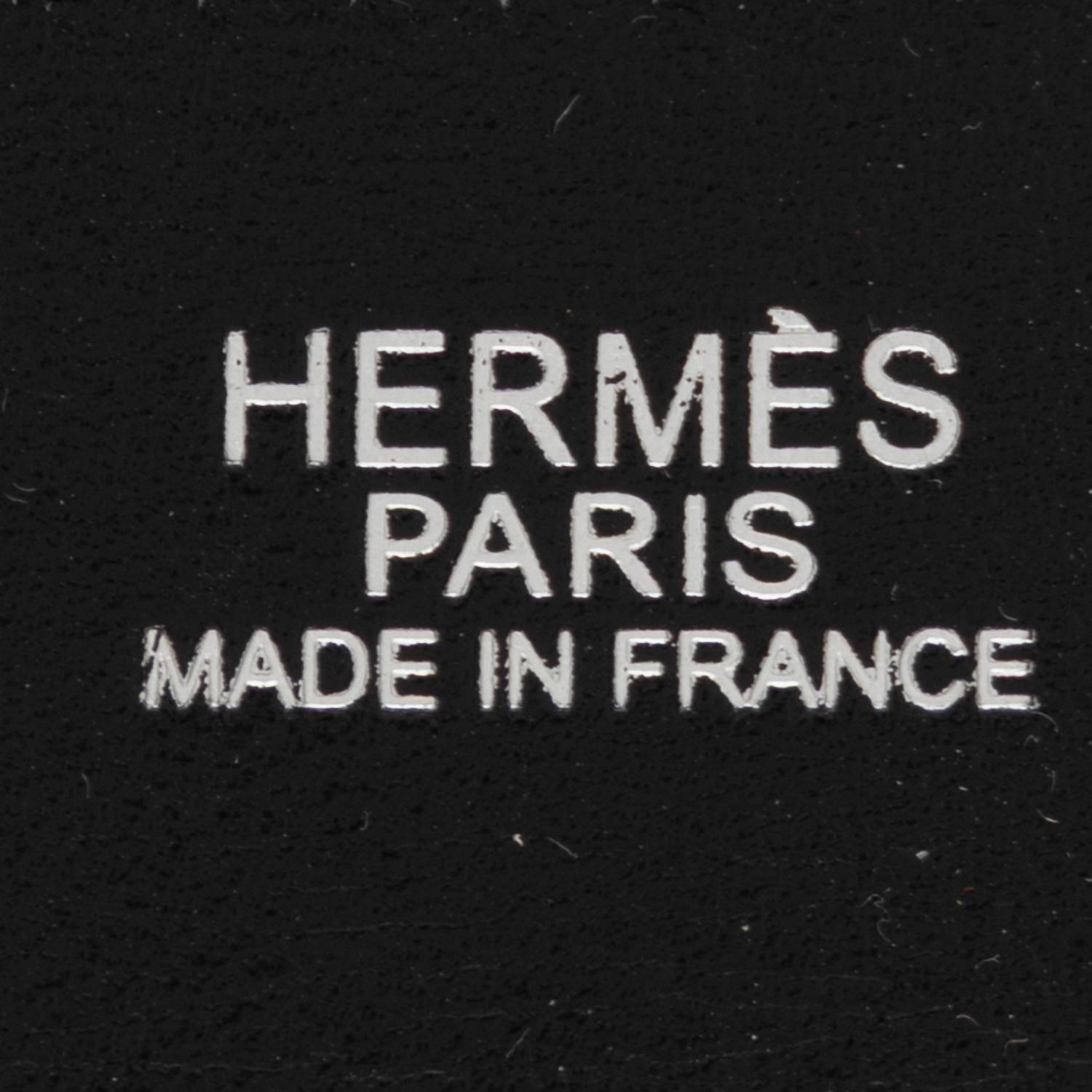 Hermès, Potamus Birkin 28 in Blue Toile & Noir Box Leather