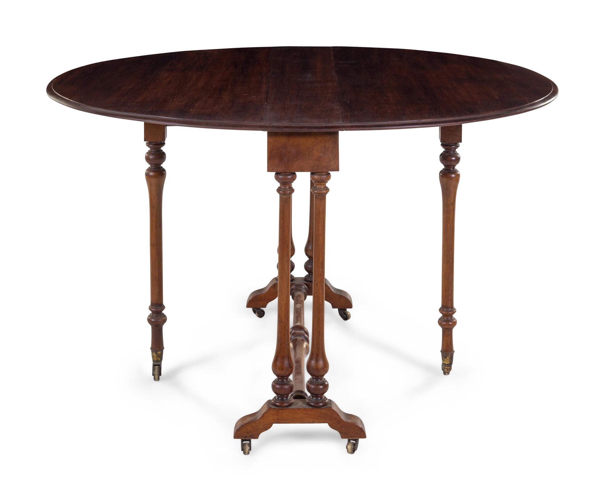 A Regency Mahogany Drop-Leaf Table