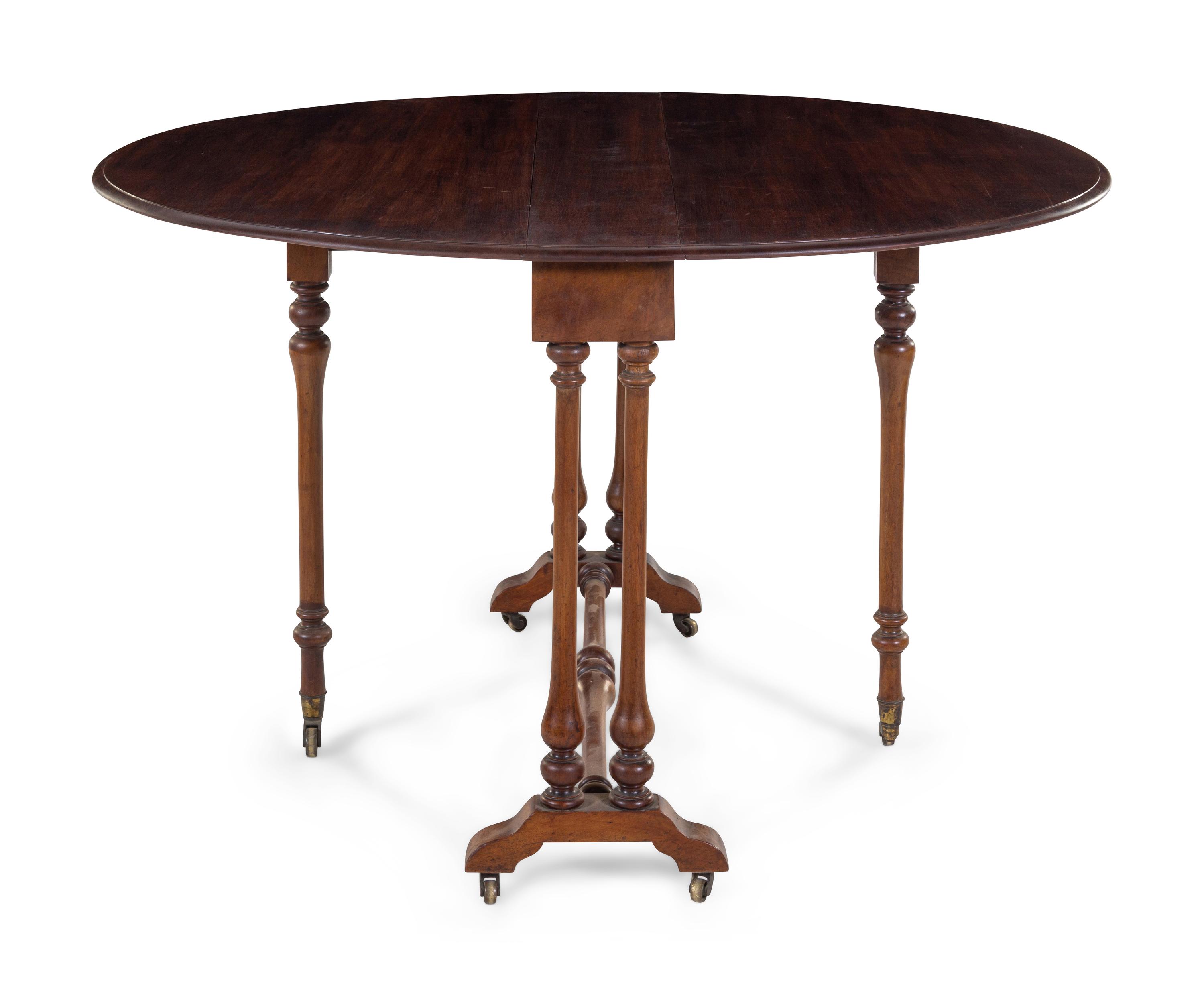 A Regency Mahogany Drop-Leaf Table