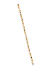 BICOLOR GOLD AND DIAMOND BRACELET