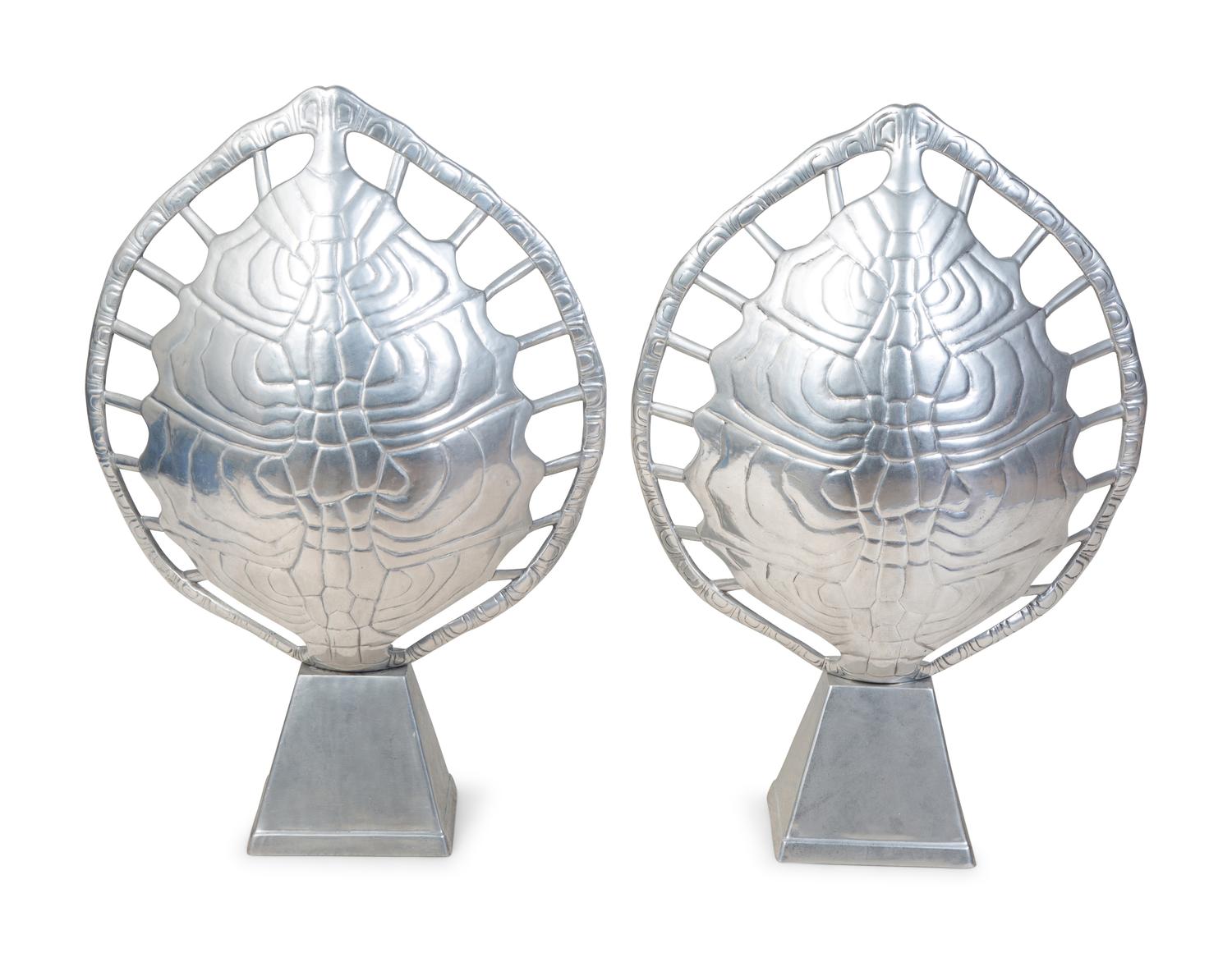 Pair of Arthur Court Tortoise Table Lamps — AMERICAN, CIRCA 1975