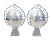 Pair of Arthur Court Tortoise Table Lamps — AMERICAN, CIRCA 1975