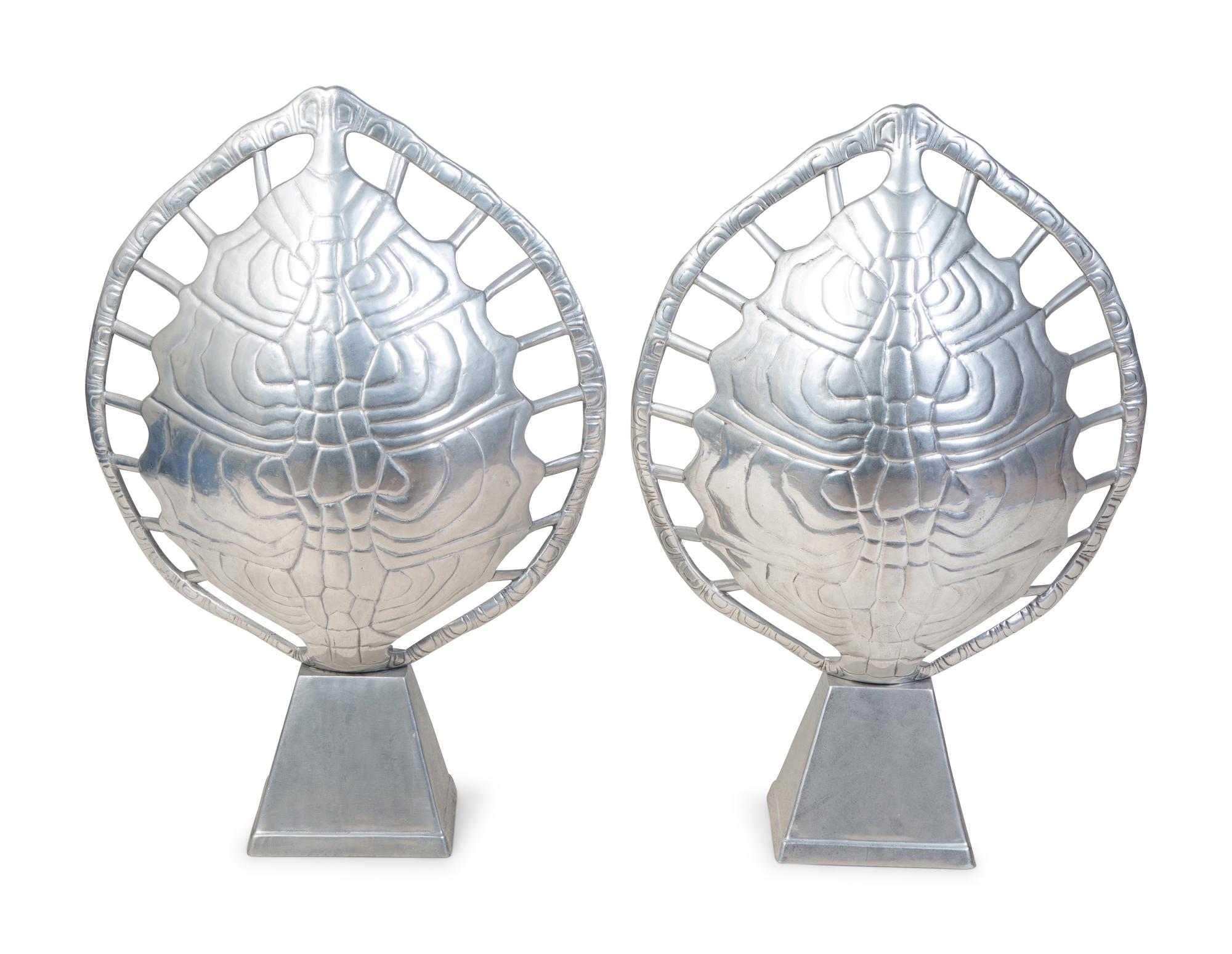 Pair of Arthur Court Tortoise Table Lamps — AMERICAN, CIRCA 1975
