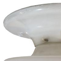 A Set of Six Flush Mount Light Fixtures 13" W x 13" D x 9" H — Italy, Mid-20th Century