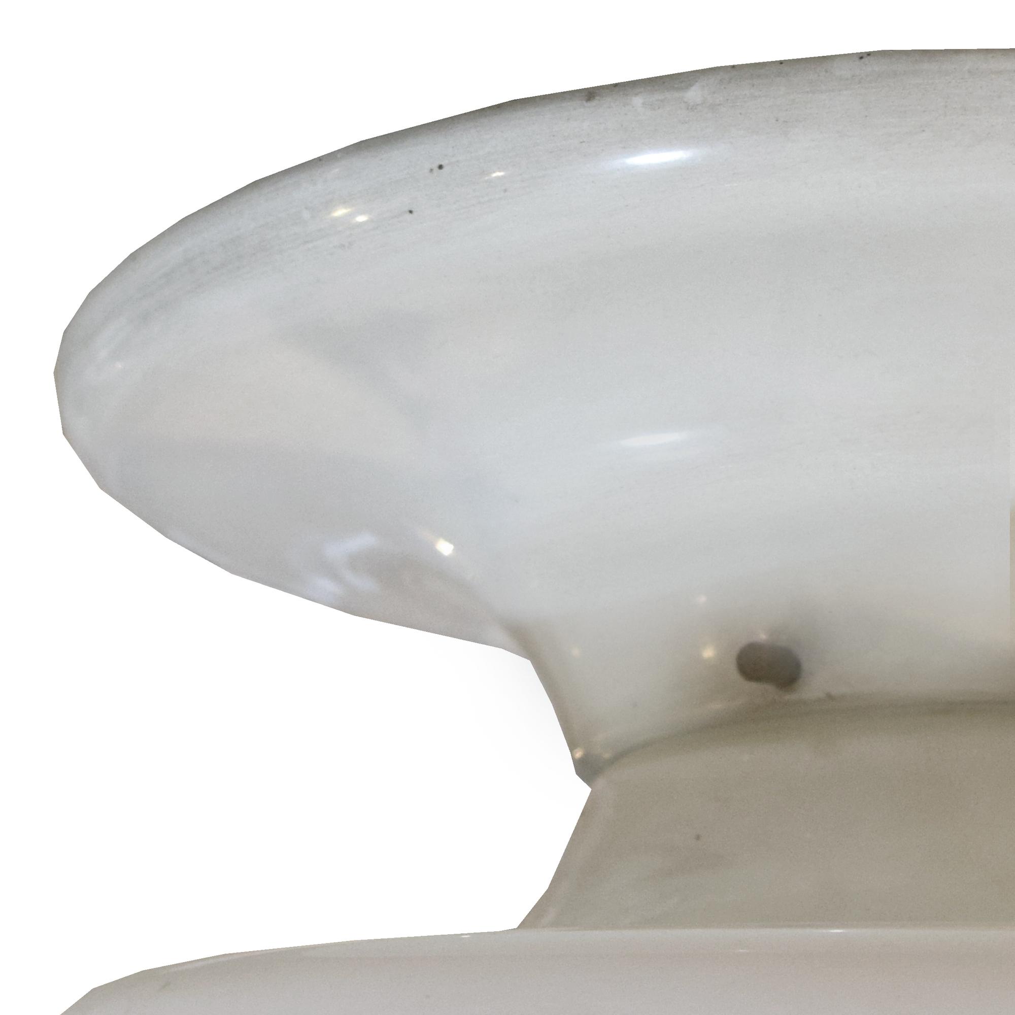 A Set of Six Flush Mount Light Fixtures 13" W x 13" D x 9" H — Italy, Mid-20th Century