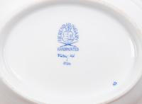 Seven Herend Painted and Parcel Gilt Porcelain Table Articles