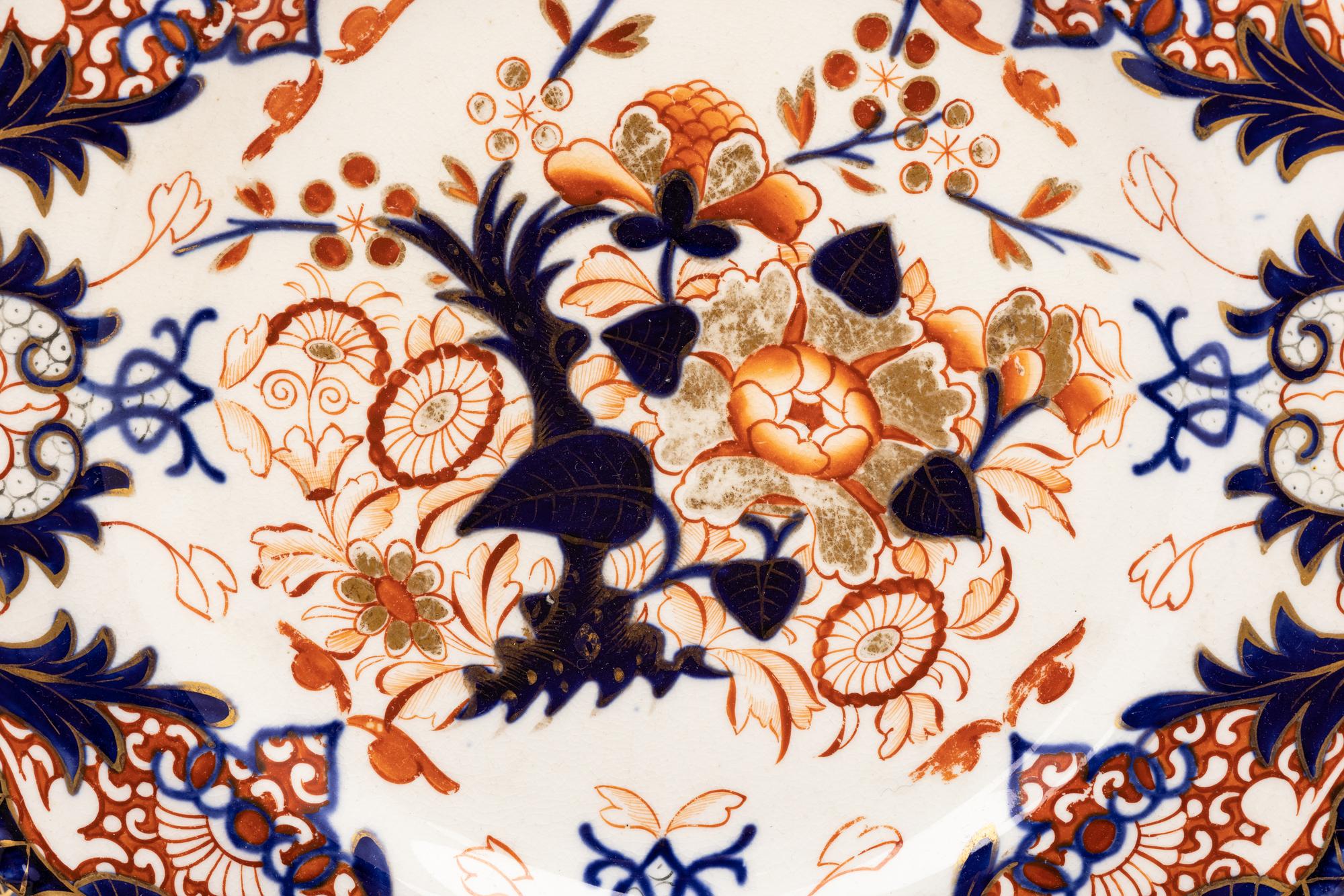 A Set of Derby Porcelain Plates